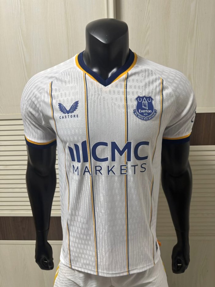26-27 Everton Away Player Version Soccer Jersey