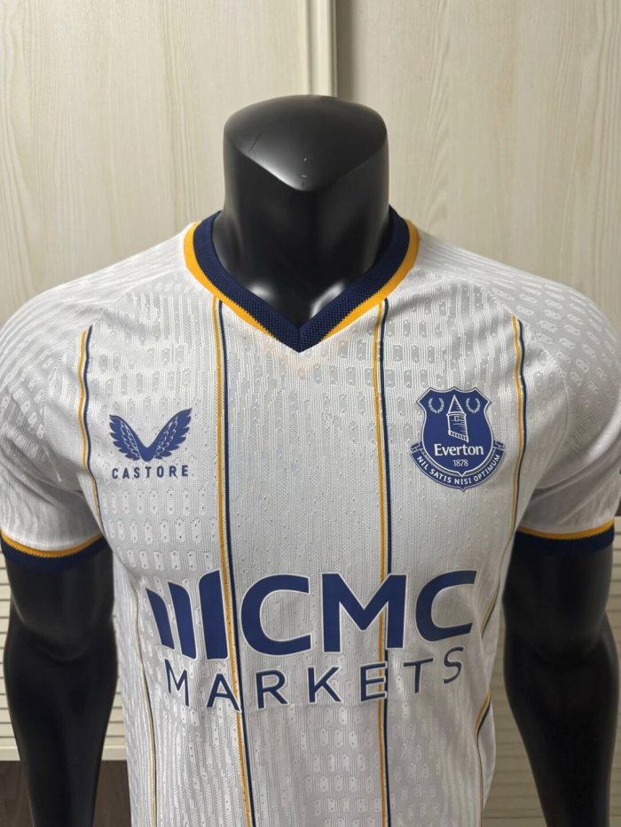 26-27 Everton Away Player Version Soccer Jersey
