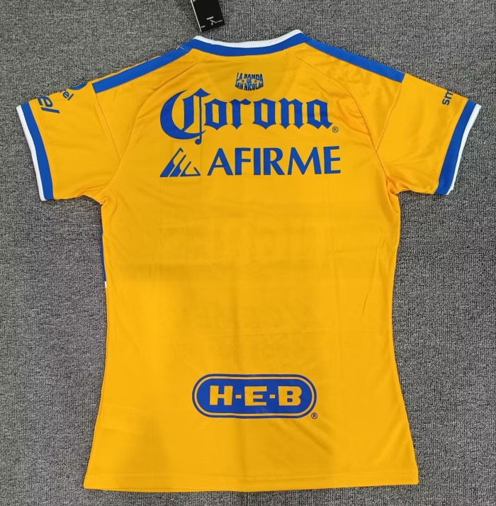 26-27 Tigres UANL Home Women Fans Soccer Jersey (女)
