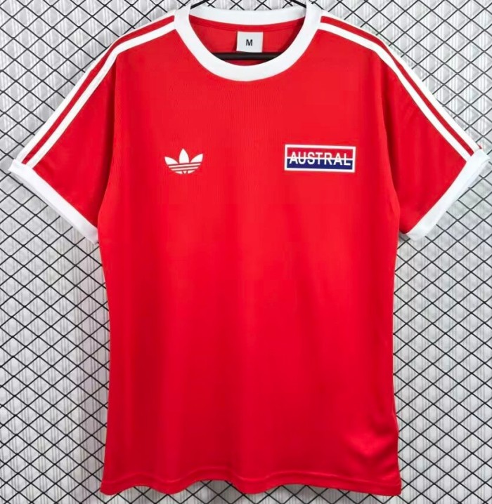 1980 Argentina Home Retro Soccer Jersey