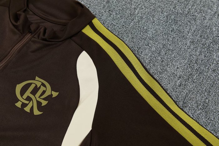 26-27 Flamengo High Quality Half Pull Tracksuit
