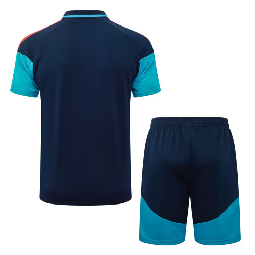 26-27 Spain High Quality PoLo Training Short Suit(With 2 Star)*两颗星