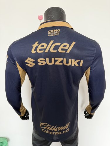 26-27 Pumas UNAM Away Long Sleeve Player Version Soccer Jersey*长袖球员