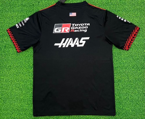 2026 Haas Martin New Pattern Heat Transfer Printing Short Sleeve Racing Suit