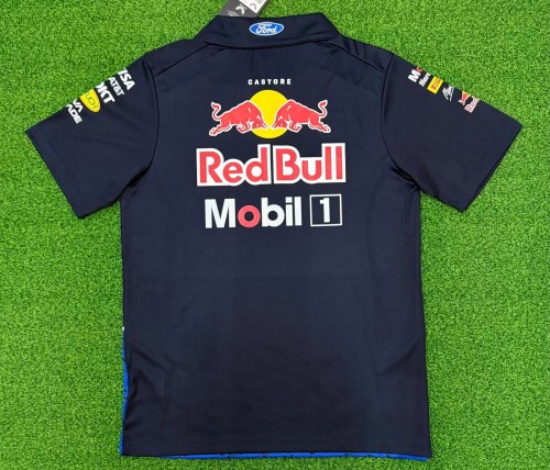 2026 Red Bull Racing New Pattern Heat Transfer Printing Short Sleeve Racing Suit*有领