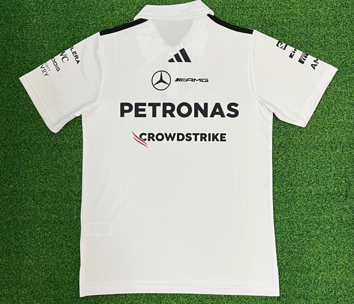 2026 Ferrari New Pattern Heat Transfer Printing Short Sleeve Racing Suit*有领