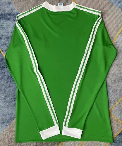 1986 Ireland Home Long sleeves Retro Soccer Jersey