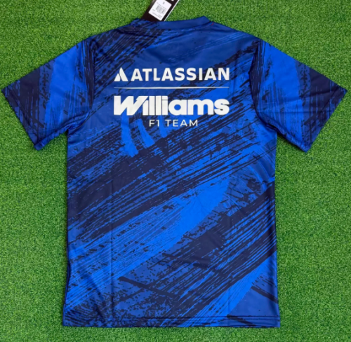 2026 Williams New Pattern Heat Transfer Printing Short Sleeve Racing Suit