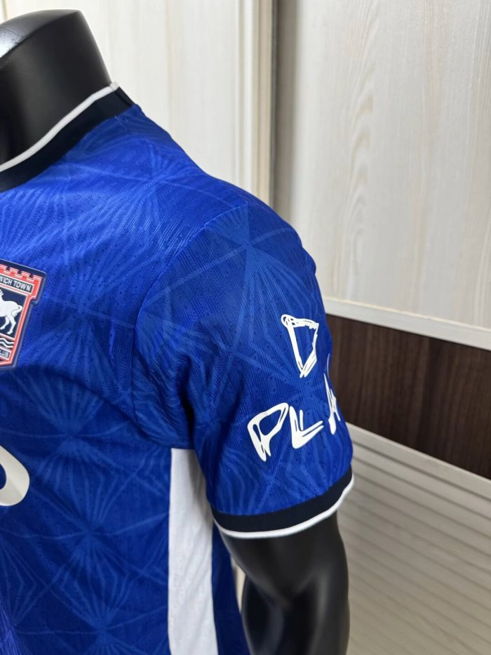 26-27 Ipswich Home Player Version Soccer Jersey