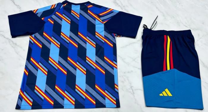 26-27 Spain High Quality Training Short Suit (With 2 Star)*两颗星
