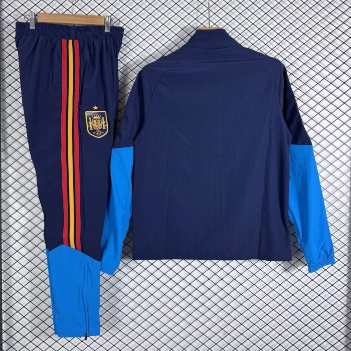 26-27 Spain High Quality Windbreaker Suit