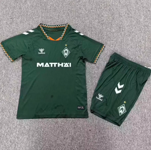 26-27 Werder Bremen Away Kids Soccer Jersey