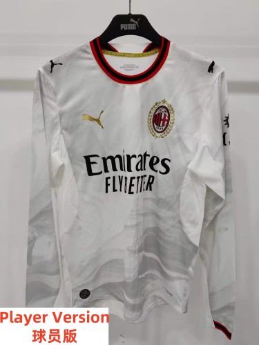 26-27 ACM Away Long Sleeve Player Version Soccer Jersey*长袖球员