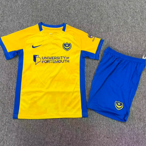 26-27 Portsmouth Away Kids Soccer Jersey