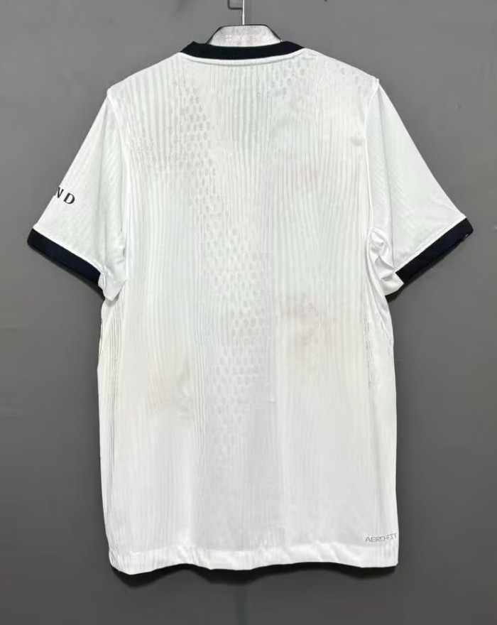 26-27 PSG Away Embroidered Version Fans Soccer Jersey