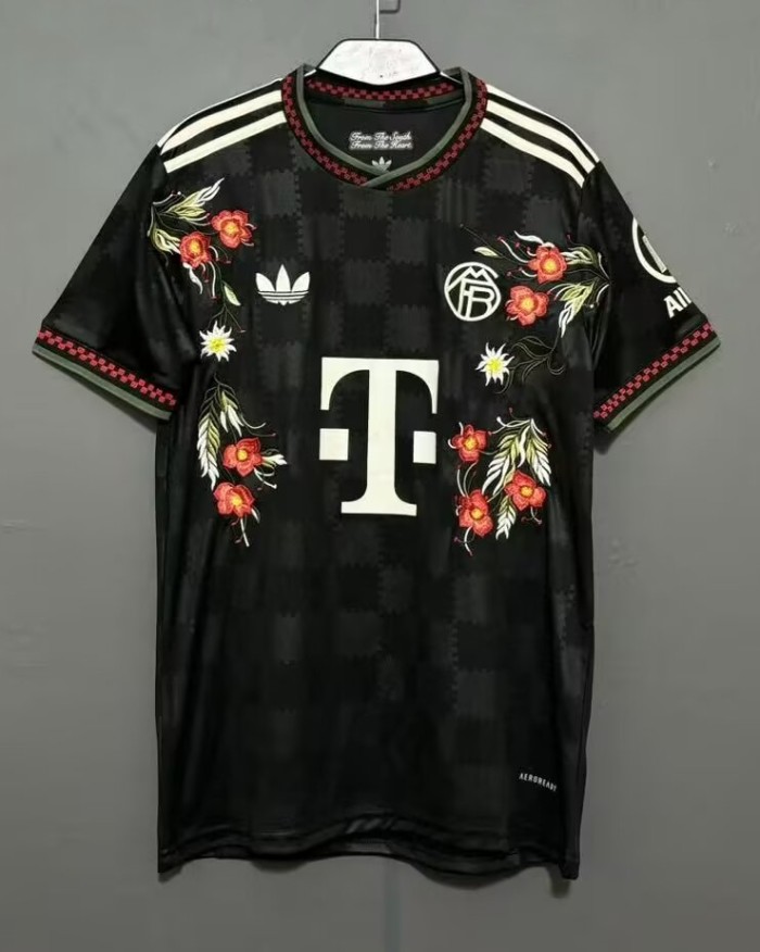 25-26 Bayern Third Embroidered Version Fans Soccer Jersey