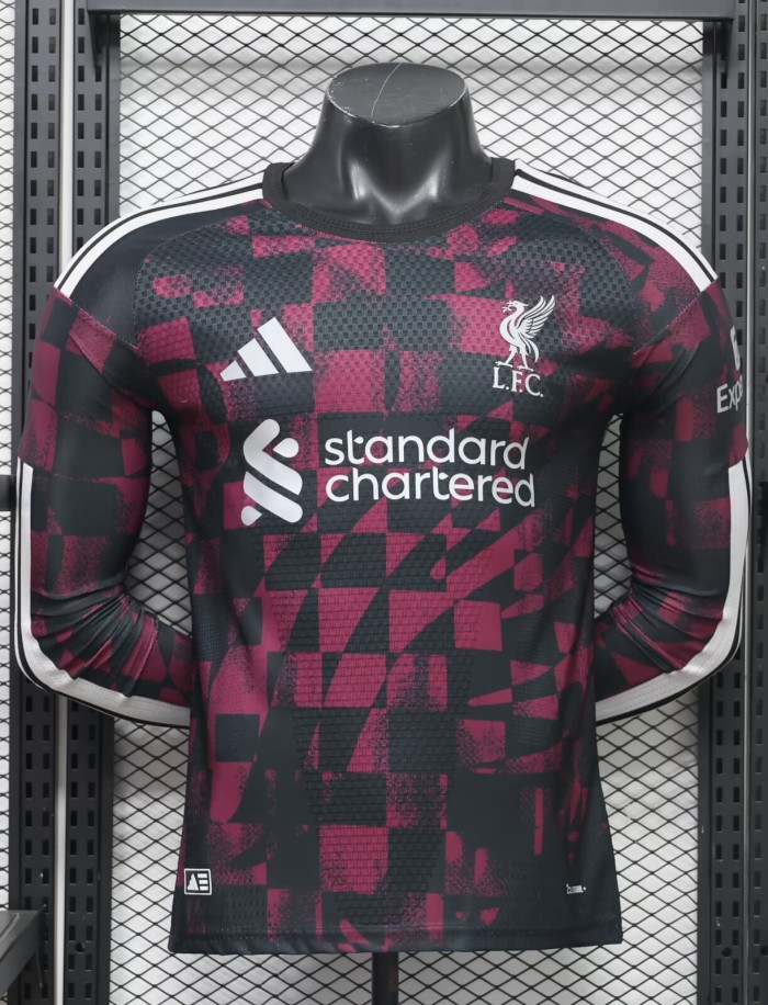 26-27 Liverpool Third Long Sleeve Player Version Soccer Jersey*长袖球员