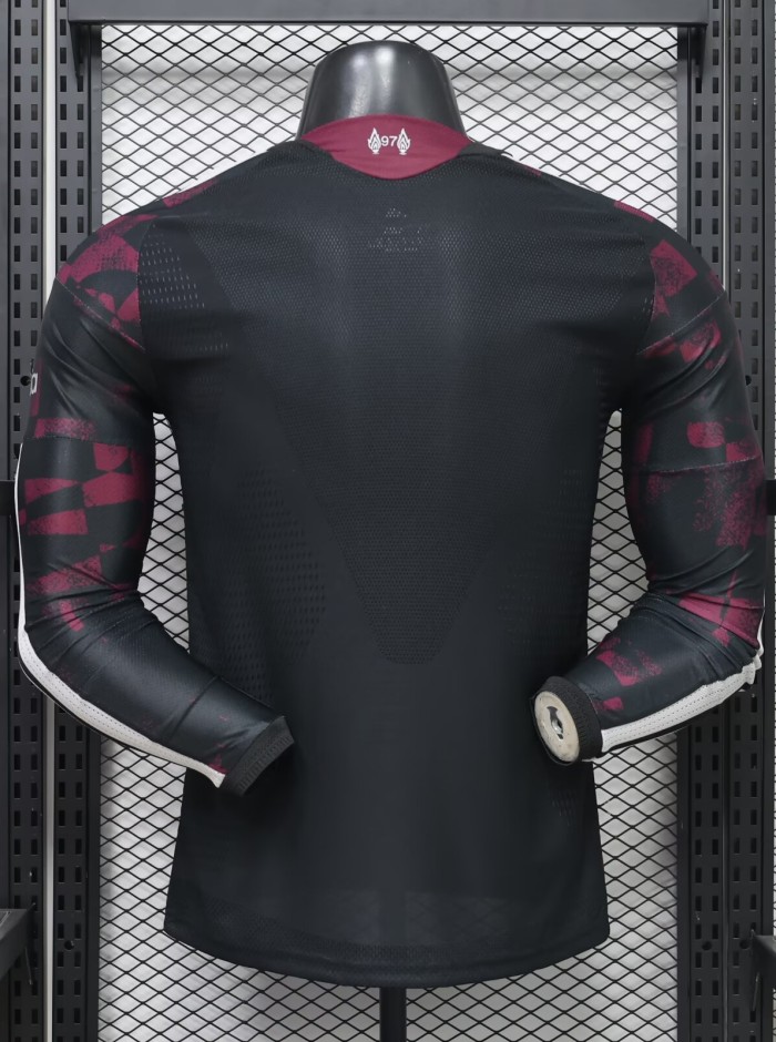 26-27 Liverpool Third Long Sleeve Player Version Soccer Jersey*长袖球员