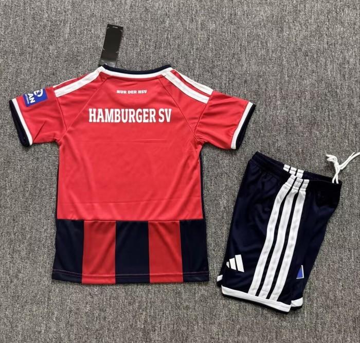 26-27 Hamburger Third Kids Soccer Jersey