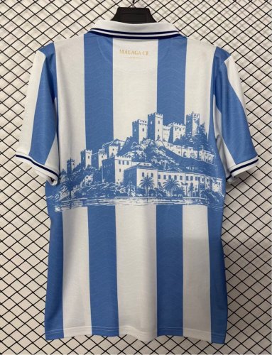 26-27 Malaga Retro Version Fans Soccer Jersey