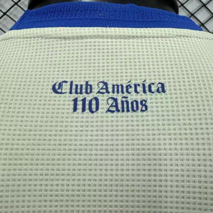26-27 Club America Yellow 110th Anniversary Edition Long Sleeve Player Version Soccer Jersey*长袖球员
