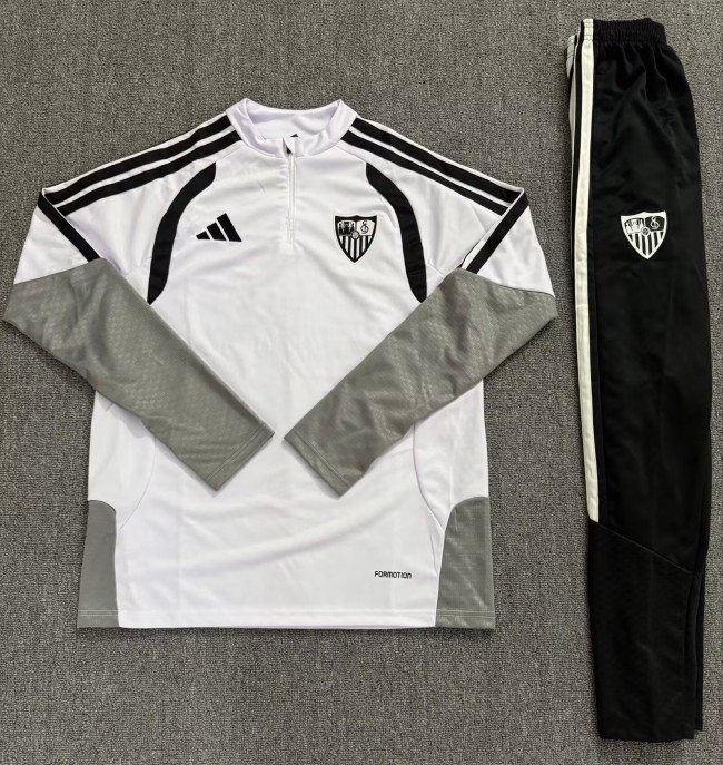26-27 Sevilla High Quality Half Pull Tracksuit