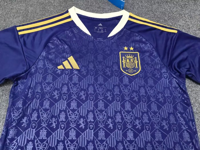 26-27 Spain Blue Special Edition Fans Soccer Jersey (With 2 Star)*两颗星