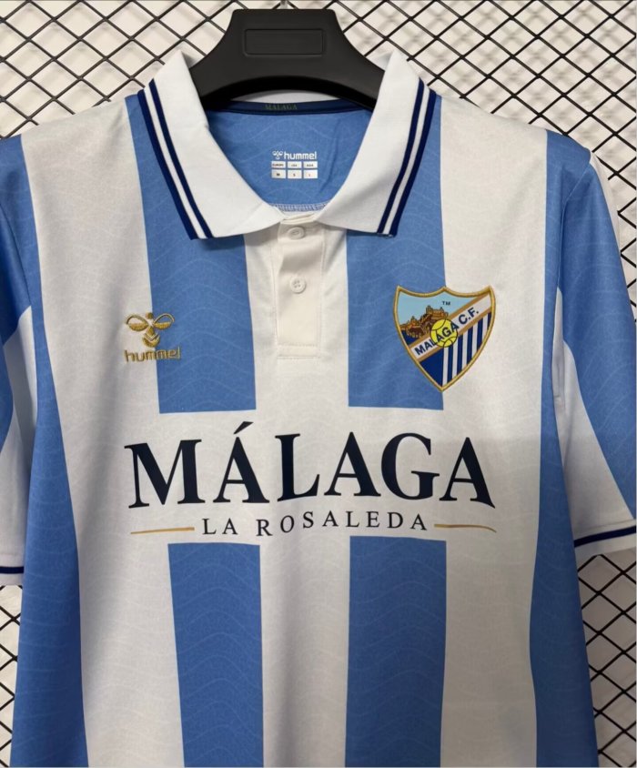26-27 Malaga Retro Version Fans Soccer Jersey