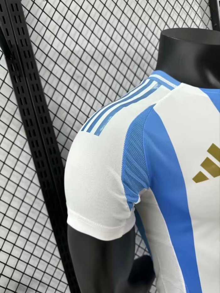 24-25 Argentina Home Player Version Soccer Jersey