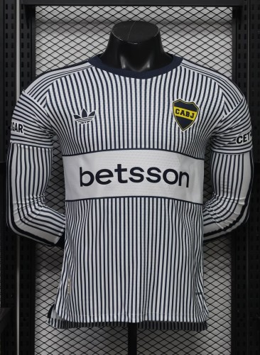 26-27 Boca Juniors Away Long Sleeve Player Version Soccer Jersey*长袖球员