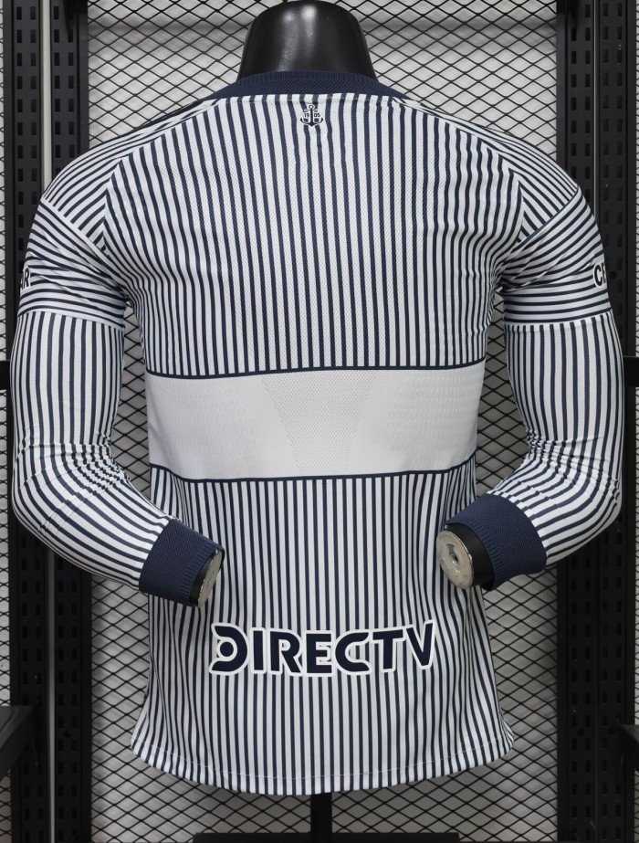 26-27 Boca Juniors Away Long Sleeve Player Version Soccer Jersey*长袖球员