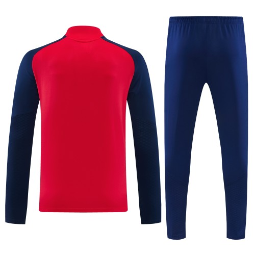 26-27  Spain High Quality Half Pull Tracksuit