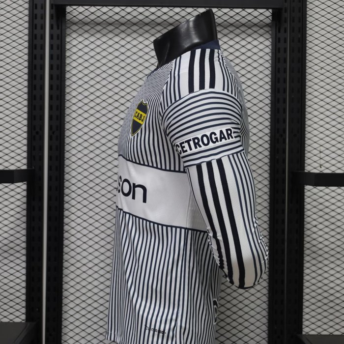 26-27 Boca Juniors Away Long Sleeve Player Version Soccer Jersey*长袖球员