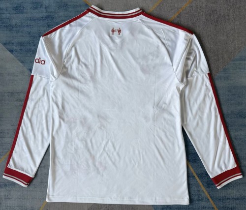 26-27 Liverpool Away Embroidered Version Long Sleeve Fans Soccer Jersey (长袖)