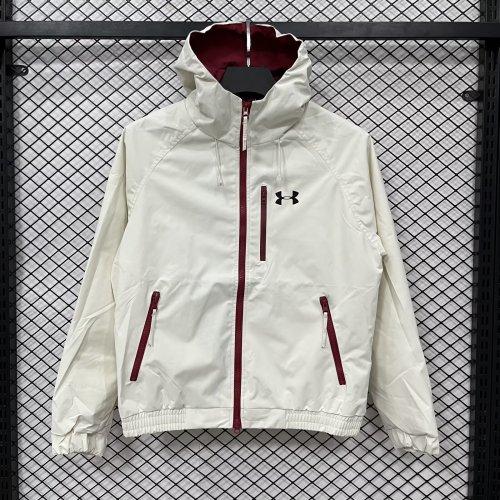 2026 UA White Windbreaker