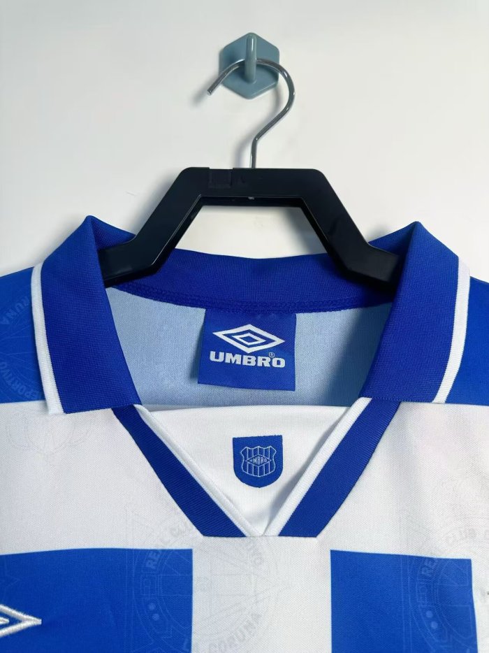 1994-1995 La Coruna Home Retro Soccer Jersey