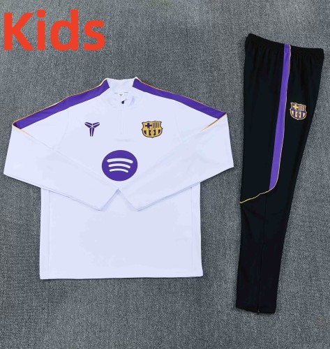 26-27 BAR High Quality Kids Half Pull Tracksuit