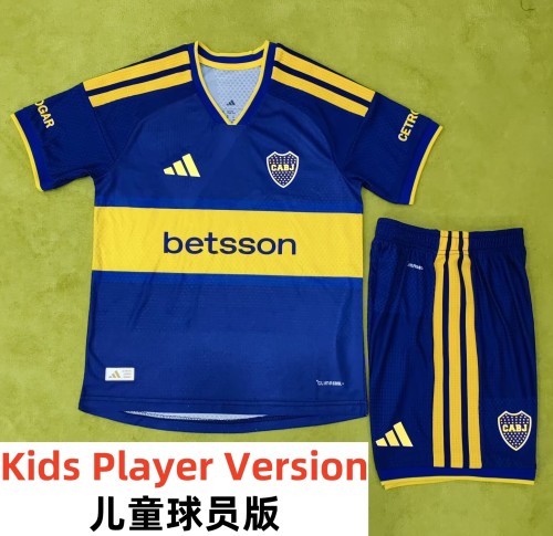 26-27 Boca Juniors Home Kids Player Version Soccer Jersey (球员童装)