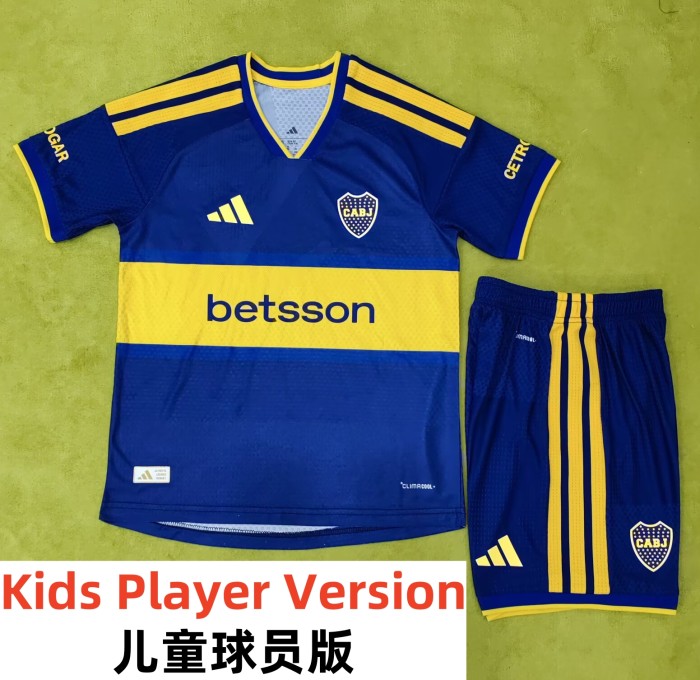 26-27 Boca Juniors Home Kids Player Version Soccer Jersey (球员童装)