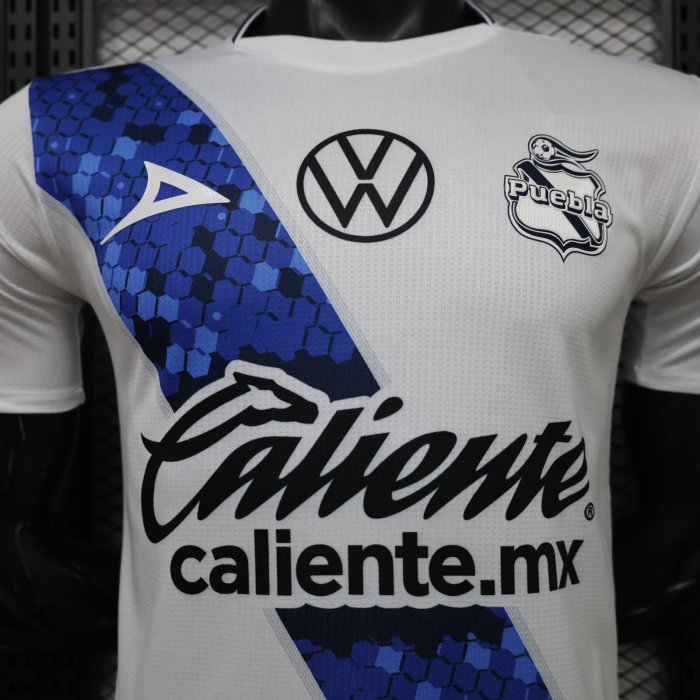26-27 Puebla Home Player Version Soccer Jersey