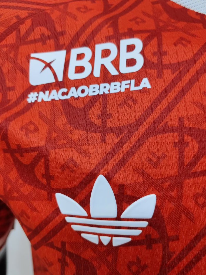 26-27 Flamengo Third (Print Sponsors) Player Version Soccer Jersey*全广告