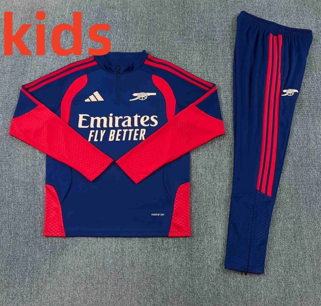 26-27 ARS High Quality Kids Half Pull Tracksuit
