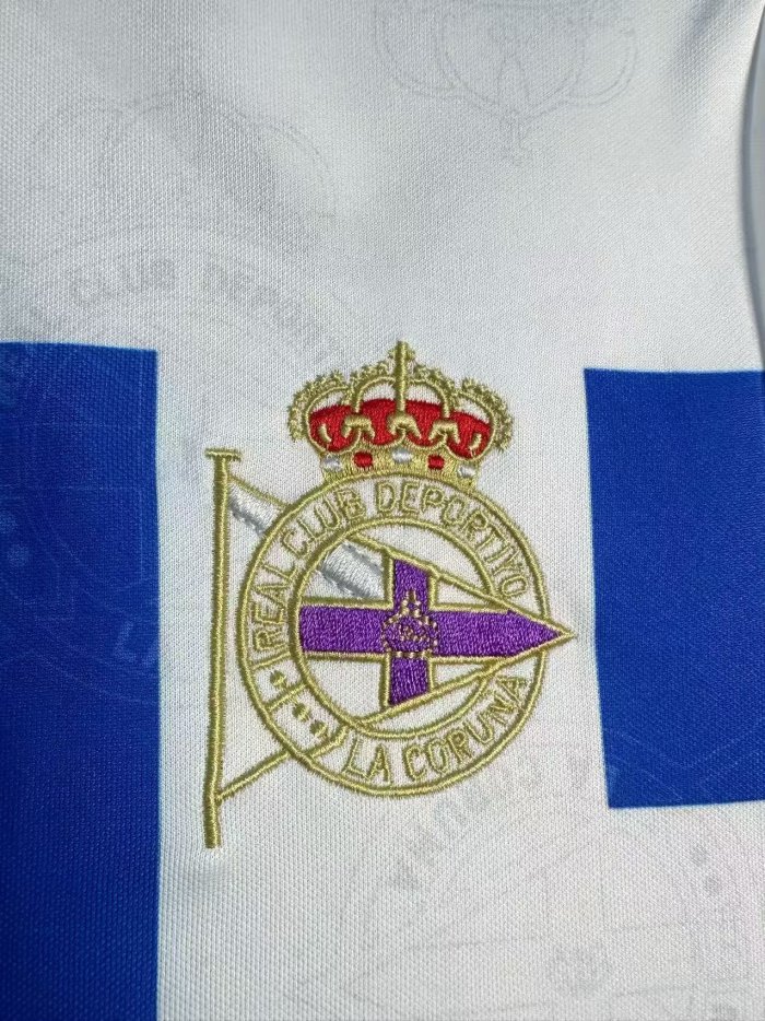 1994-1995 La Coruna Home Retro Soccer Jersey