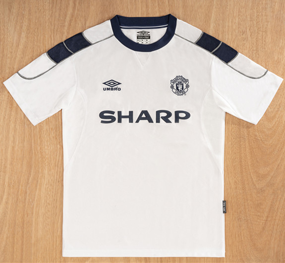 1999-2000 Manchester United Away Retro Soccer Jersey