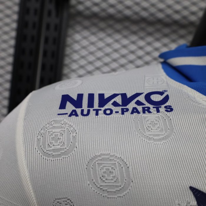 26-27 Cruz Azul Away Long Sleeve Player Version Soccer Jersey*长袖球员