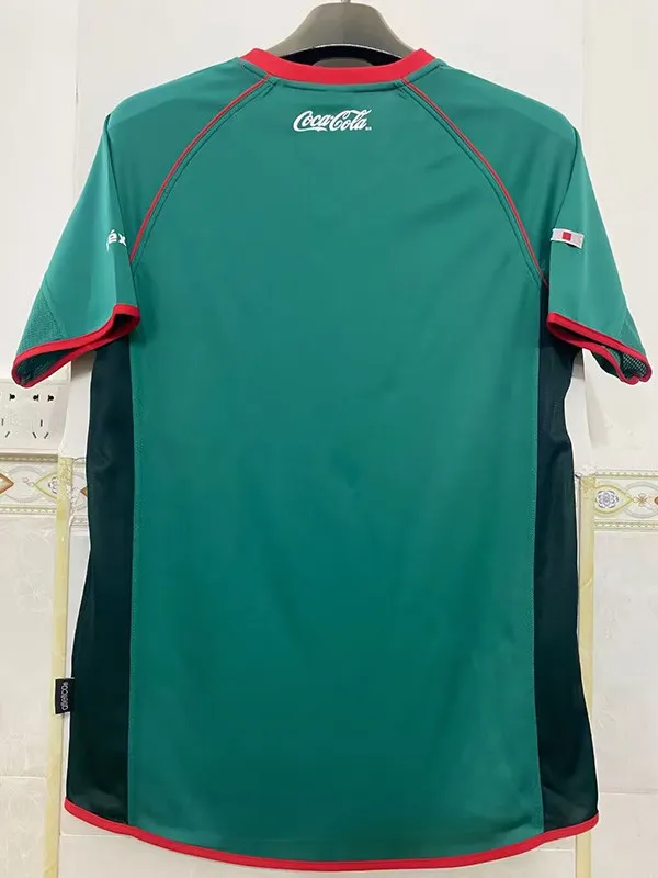 2002 Mexico Home Retro Soccer Jersey