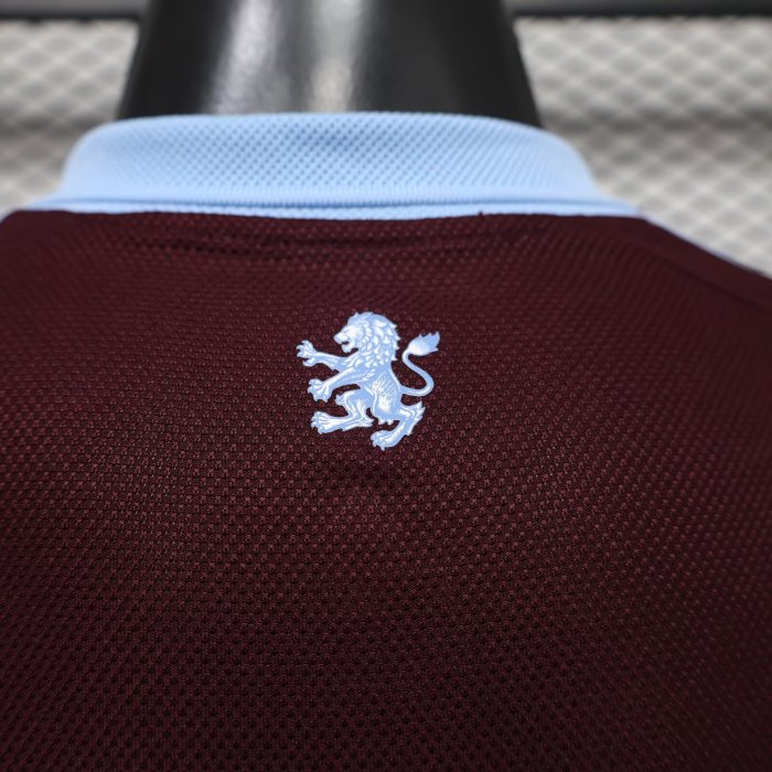 26-27 Aston Villa Home Long Sleeve Player Version Soccer Jersey*长袖球员