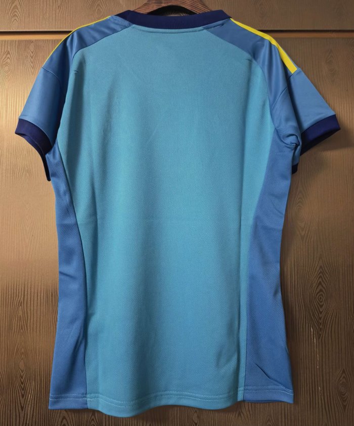 26-27 Flamengo Blue GoalKeeper Women Fans Soccer Jersey (女)