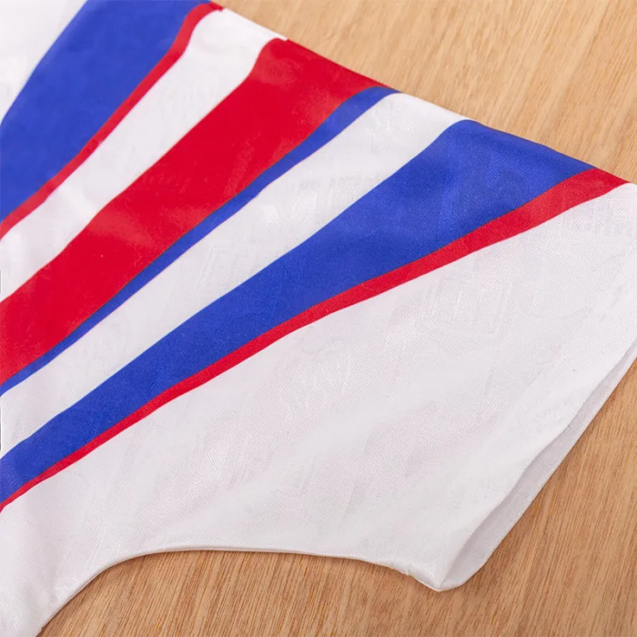 1996-1997 France Away Retro Soccer Jersey