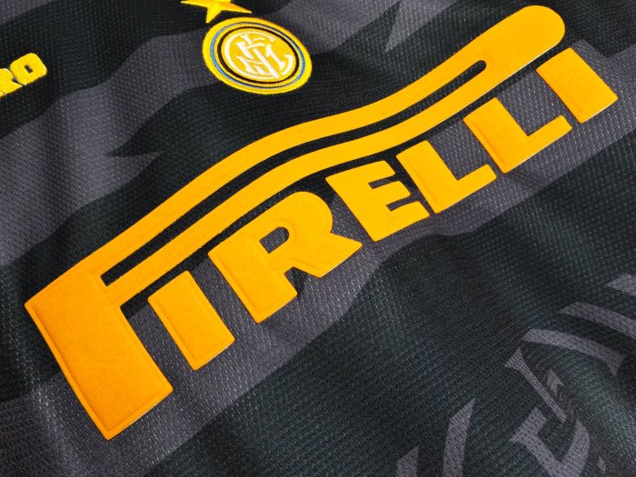 1997-1998 Inter Milan  Long Sleeve Retro Soccer Jersey